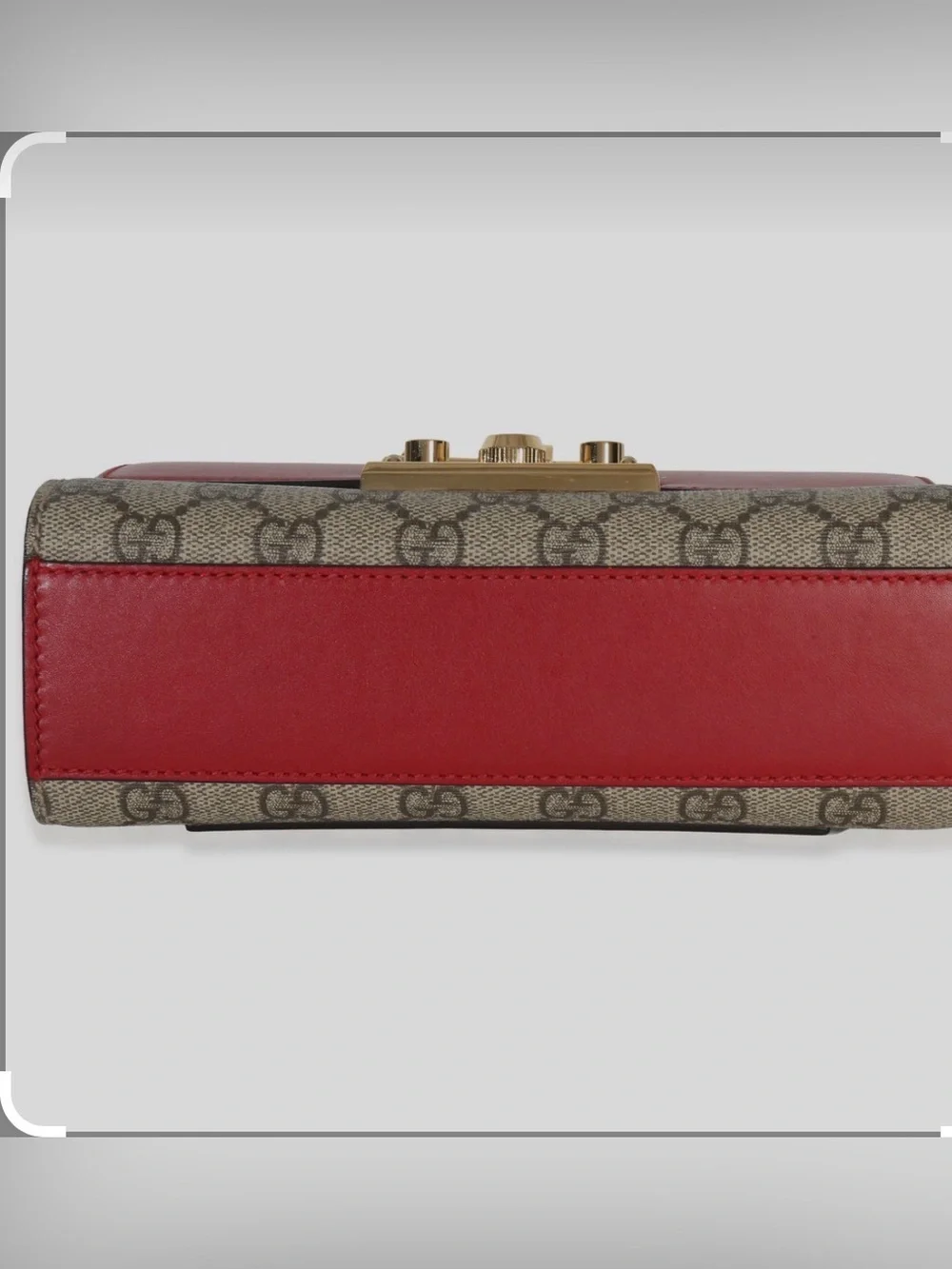Gucci 🌹Padlock Small GG Supreme Shoulder Bag -Excellent condition - Picture 7 of 14